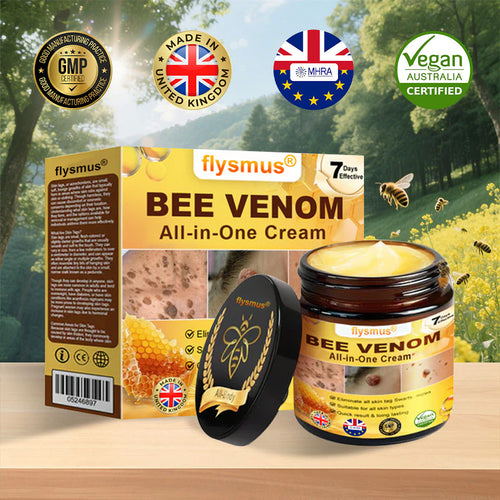 ✅𝐟𝐥𝐲𝐬𝐦𝐮𝐬® 𝐁𝐞𝐞 𝐕𝐞𝐧𝐨𝐦 𝐀𝐥𝐥-𝐢𝐧-𝐎𝐧𝐞 𝐂𝐫𝐞𝐚𝐦 – Provides effective relief for stubborn warts, skin bumps, lesions, infections, and scars.