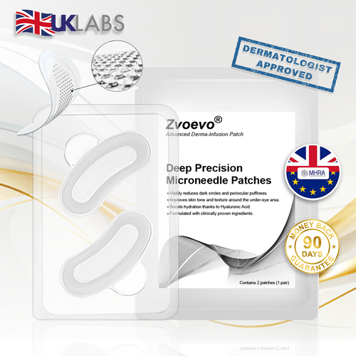 ✅Official Store: Zvoevo® Deep Precision Age-Defying Nano Microneedle Patches - Deep-acting solution for tackling under-eye bags, dark circles, laughter lines, forehead lines, and all those other pesky facial wrinkles.