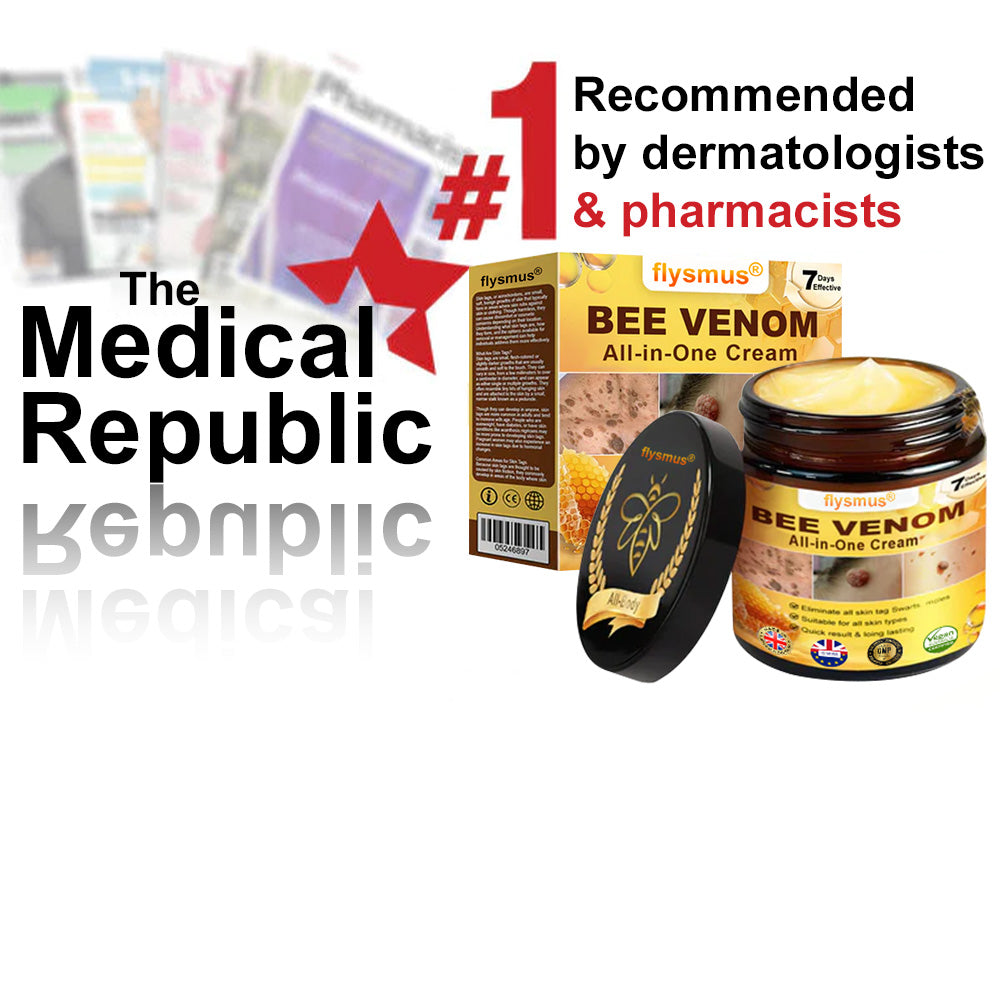 ✅𝐟𝐥𝐲𝐬𝐦𝐮𝐬® 𝐁𝐞𝐞 𝐕𝐞𝐧𝐨𝐦 𝐀𝐥𝐥-𝐢𝐧-𝐎𝐧𝐞 𝐂𝐫𝐞𝐚𝐦 – Provides effective relief for stubborn warts, skin bumps, lesions, infections, and scars.
